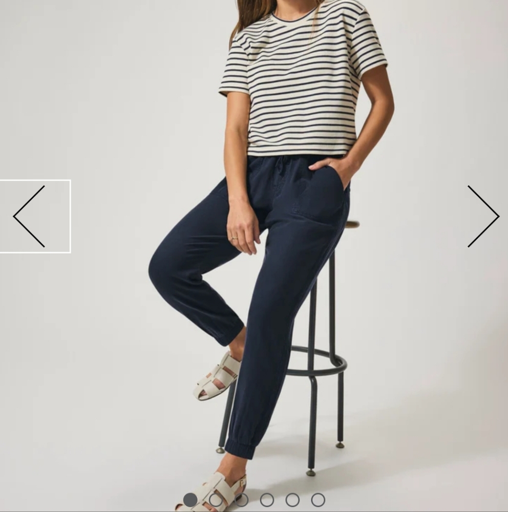 NWT Splendid Lakeside Jogger In Navy, Sz M - Picture 6 of 8